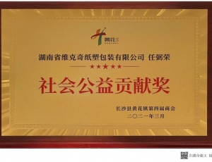 社会公益贡献奖